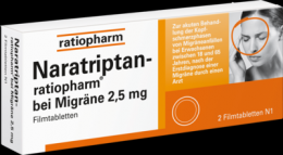 NARATRIPTAN-ratiopharm bei Migrne Filmtabletten 2 St