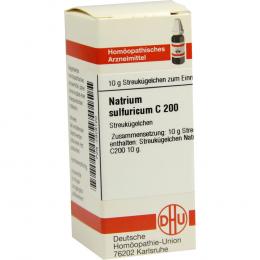 Ein aktuelles Angebot für NATRIUM SULFURICUM C 200 Globuli 10 g Globuli  - jetzt kaufen, Marke DHU-Arzneimittel GmbH & Co. KG.