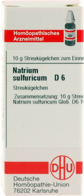 NATRIUM SULFURICUM D 6 Globuli 10 g