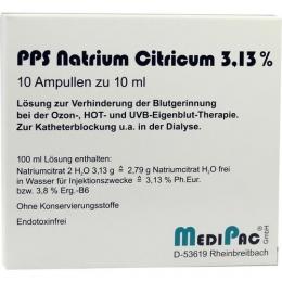 NATRIUMCITRAT 3,13% Ampullen 100 ml