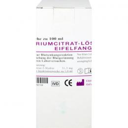NATRIUMCITRAT-Lösung 3,13% Eifelfango 100 ml