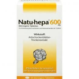 NATU HEPA 600 mg überzogene Tabletten 50 St.