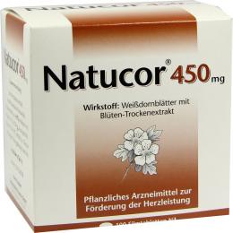 Ein aktuelles Angebot für Natucor 450mg 100 St Filmtabletten Herzstärkung - jetzt kaufen, Marke Rodisma-Med Pharma GmbH.