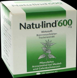 NATULIND 600 mg berzogene Tabletten 100 St