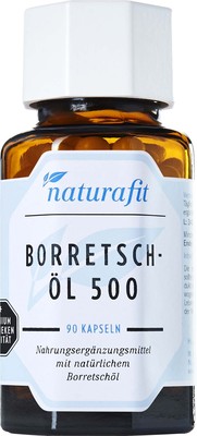 NATURAFIT Borretschl 500 Kapseln 63.3 g