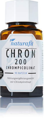 NATURAFIT Chrom 200 Chrompicolinat Kapseln 24.7 g