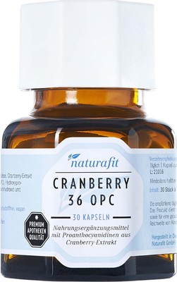 NATURAFIT Cranberry 36 OPC Kapseln 15.1 g