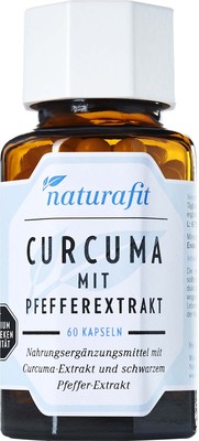 NATURAFIT Curcuma mit Pfeffer Kapseln 38.7 g