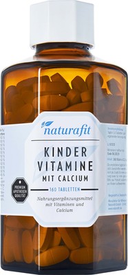 NATURAFIT Kindervitamine m.Calcium Lutschtabletten 320 g
