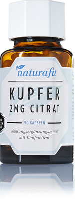NATURAFIT Kupfer 2 mg Citrat Kapseln 24.1 g