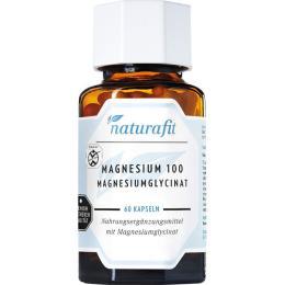 NATURAFIT Magnesium 100 mg Magnesiumglycinat Kaps. 60 St.