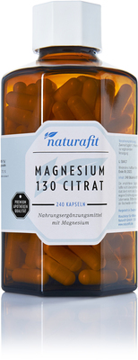 NATURAFIT Magnesium 130 Citr Kapseln 230.1 g