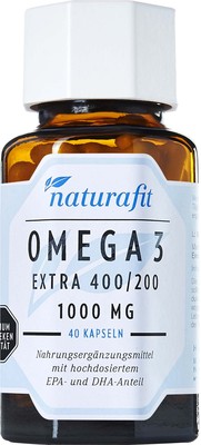 NATURAFIT Omega-3 extra 400/200 Kapseln 55.3 g