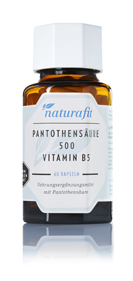 NATURAFIT Pantothensure 500 Vitamin B5 Kapseln 42.2 g