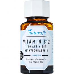 NATURAFIT Vitamin B12 500 myg aktiviert Kapseln 90 St Kapseln