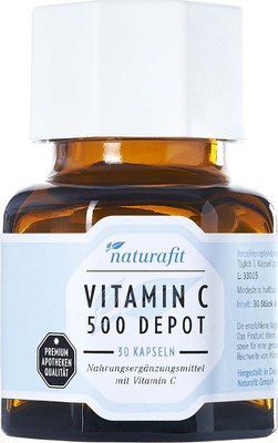 NATURAFIT Vitamin C 500 Depot Kapseln 22.2 g