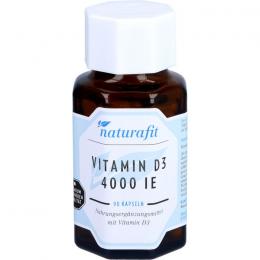 NATURAFIT Vitamin D3 4000 I.E. Kapseln 90 St.