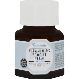 NATURAFIT Vitamin D3 7000 I.E. vegan Kapseln 30 St Kapseln