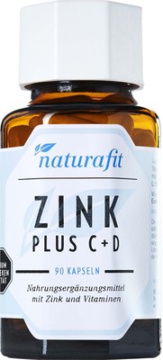 NATURAFIT Zink Plus C+D Kapseln 42.7 g