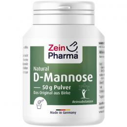 NATURAL D-Mannose aus Birke Pulver ZeinPharma 50 g