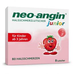 Ein aktuelles Angebot für NEO-ANGIN junior Halsschmerzlutscher 8 St ohne Halsschmerzen - jetzt kaufen, Marke MCM KLOSTERFRAU Vertr. GmbH.