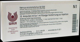 NERVUS OCULOMOTORIUS GL D 30 Ampullen 10X1 ml