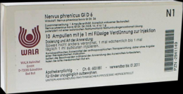 NERVUS PHRENICUS GL D 6 Ampullen 10X1 ml