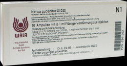 NERVUS PUDENDUS GL D 30 Ampullen 10X1 ml