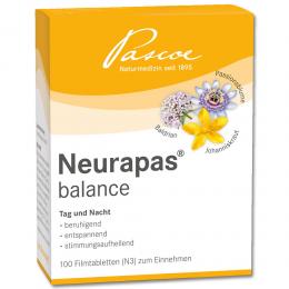 Ein aktuelles Angebot für Neurapas Balance Filmtabletten bei depressiver Verstimmung 100 St Filmtabletten Beruhigungsmittel - jetzt kaufen, Marke PASCOE Pharmazeutische Präparate GmbH.