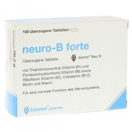 Ein aktuelles Angebot für NEURO-B forte biomo Neu überzogene Tabletten 100 St Überzogene Tabletten Nahrungsergänzungsmittel - jetzt kaufen, Marke biomo pharma GmbH.