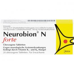 NEUROBION N forte überzogene Tabletten 20 St.