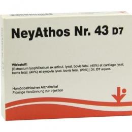 NEYATHOS Nr.43 D 7 Ampullen 10 ml