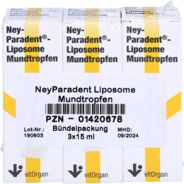 NEYPARADENT Liposome Mundtropfen 45 ml