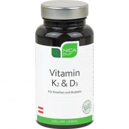 NICAPUR Vitamin K2 & D3 Kapseln 60 St Kapseln