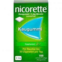 NICORETTE 2 mg freshmint Kaugummi 105 St.