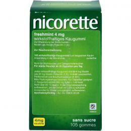 NICORETTE 4 mg freshmint Kaugummi 105 St.