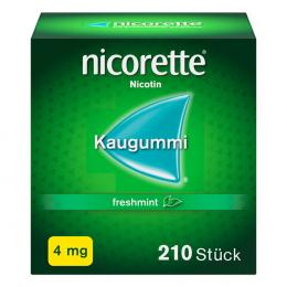 nicorette® 4mg freshmint Kaugummi 210 St Kaugummi