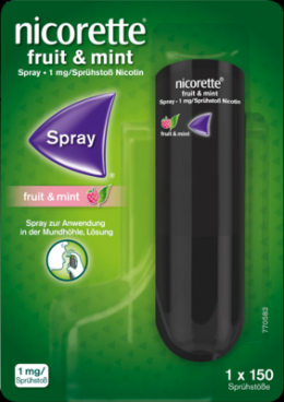 NICORETTE Fruit & Mint Spray 1 mg/Sprhsto 1 St