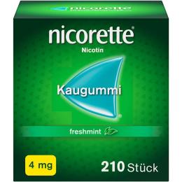 NICORETTE Kaugummi 4 mg freshmint 210 St.