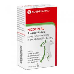 NICOTIN AL 1 mg/Sprhsto Spray z.Anw.i.d.Mundh. 2 St