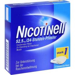 NICOTINELL 21 mg / 24-Stunden- Pflaster 21 St Pflaster transdermal