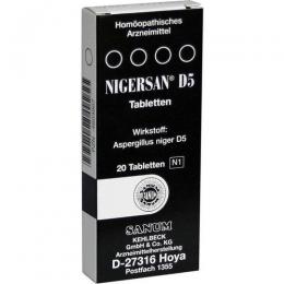 NIGERSAN D 5 Tabletten 20 St.