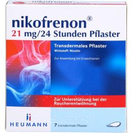 NIKOFRENON 21 mg/24 Stunden Pflaster transdermal 7 St.