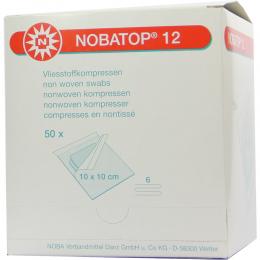 Ein aktuelles Angebot für NOBATOP 12 Kompressen 10x10 cm steril 50 X 2 St Kompressen Verbandsmaterial - jetzt kaufen, Marke NOBAMED Paul Danz AG.