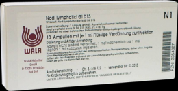NODI lymphatici GL D 15 Ampullen 10X1 ml