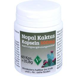 NOPAL Kaktus 500 mg Kapseln 60 St.