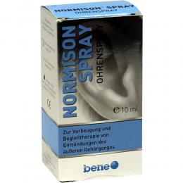 Ein aktuelles Angebot für NORMISON Ohrenspray 10 ml Spray Augen & Ohren - jetzt kaufen, Marke Bene Arzneimittel GmbH.