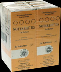 NOTAKEHL D 5 Tabletten 10X20 St