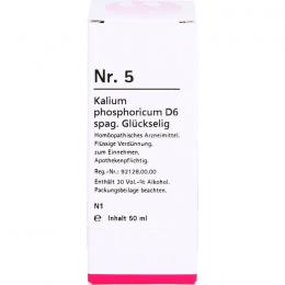 NR.5 Kalium phosphoricum D 6 spag.Glückselig 50 ml