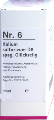 NR.6 Kalium sulfuricum D 6 spag.Glckselig 50 ml
